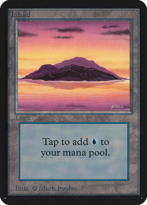 Island  - Basic Land — Island - ({T}: Add {U}.)